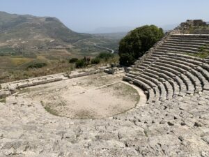 Picture of the Theatre of Segesta, Sicily.