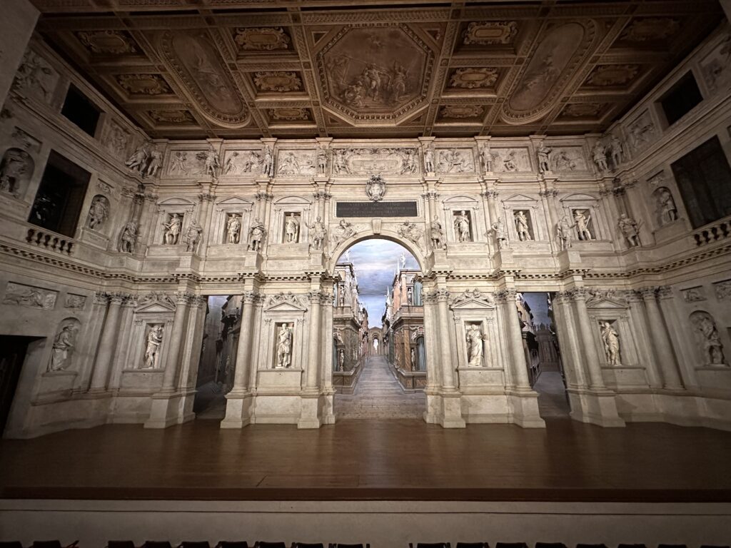 Stage of the Olympic Theatre of Vicenza
